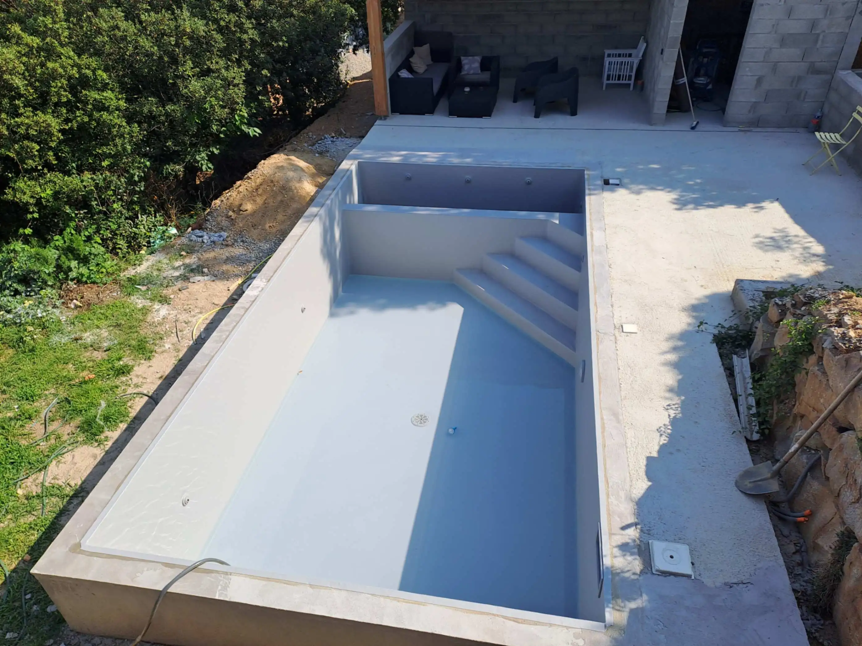 Structure de bassin sur mesure à La Roche-de-Glun