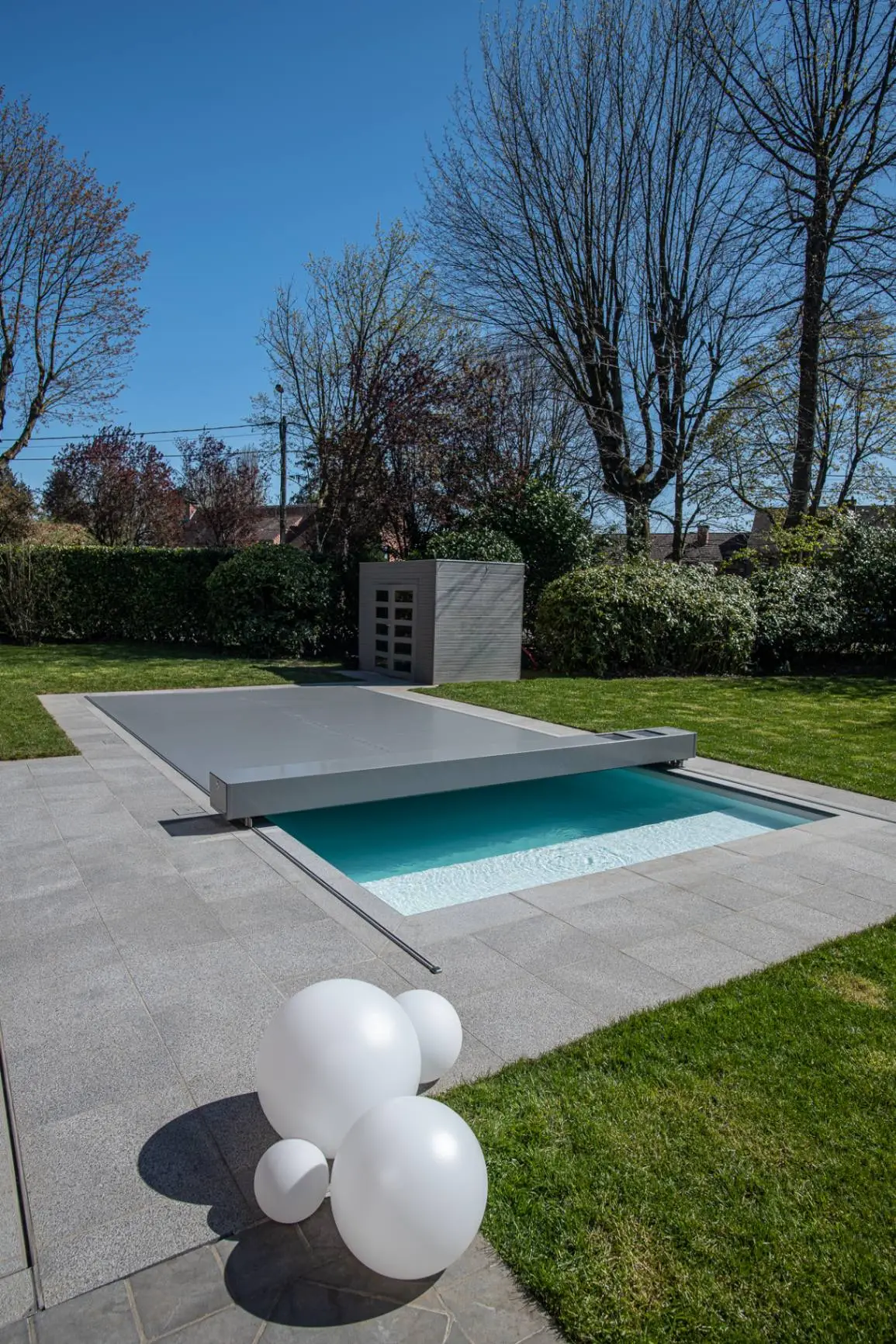 Détail technique d'une piscine à Mercurol-Veaunes