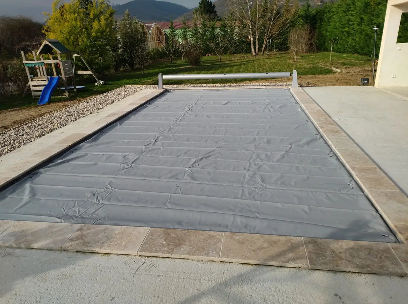 Détail technique d'une piscine à Portes-lès-Valence