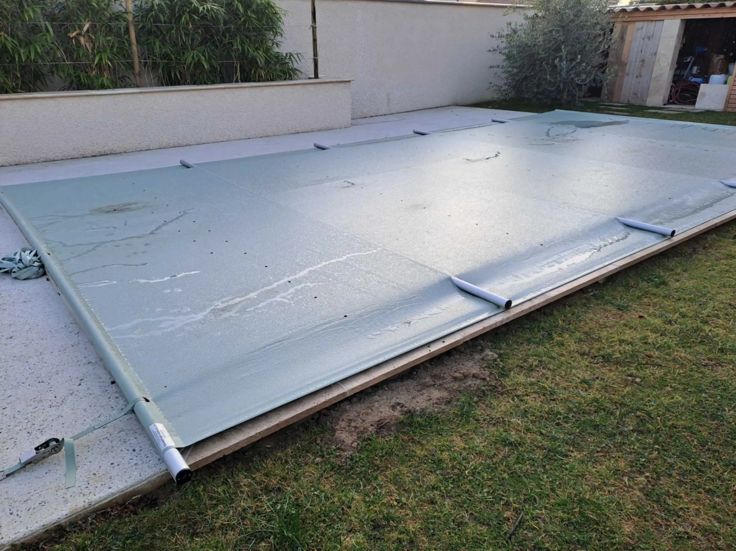 Détail technique d'une piscine à Saint-Péray